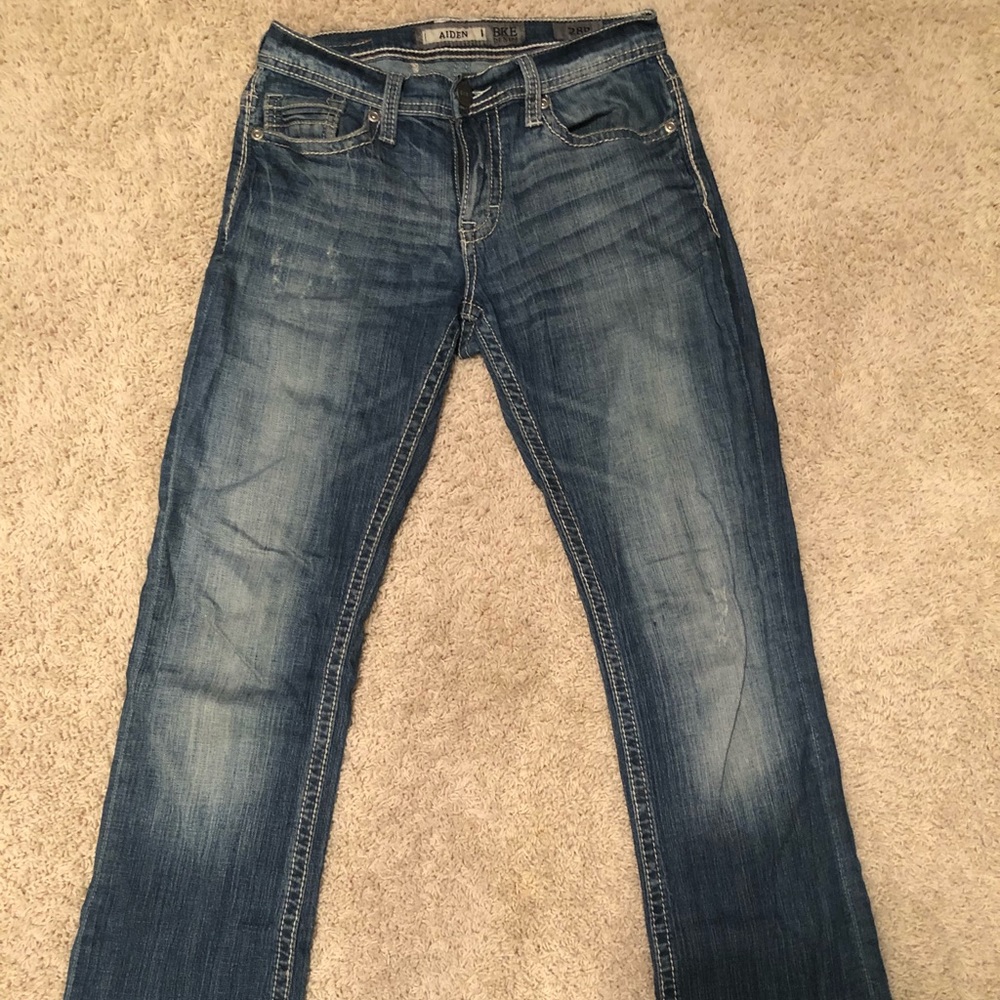 Mens Buckle Jeans